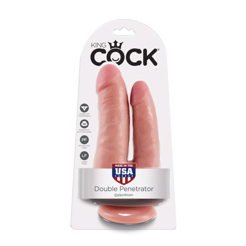 Dildo-cock double penetrator flesh